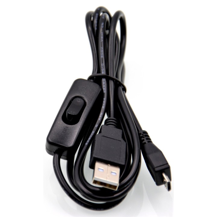 Кабель microUSB с выключателем