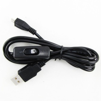 Кабель microUSB с выключателем