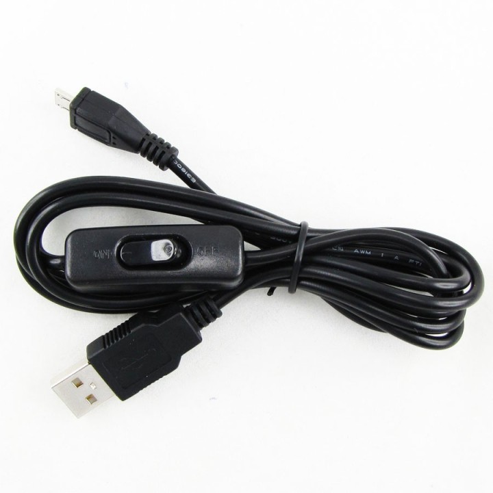 Кабель microUSB с выключателем
