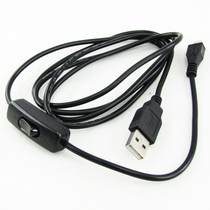 Кабель microUSB с выключателем
