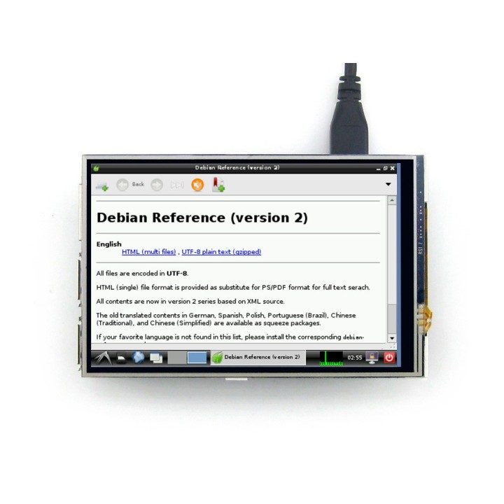Дисплей сенсорный IPS Waveshare 4" для Raspberry Pi