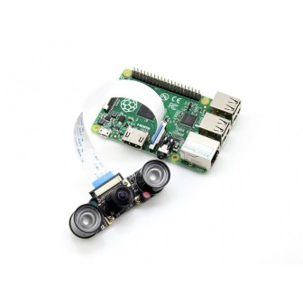 Широкоугольная камера Raspberry Pi с поддержкой ночного видения от Waveshare
