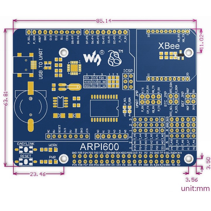 Плата расширения для Raspberry Pi ARPI600