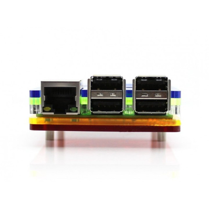 Корпус для Raspberry Pi радужный наборной
