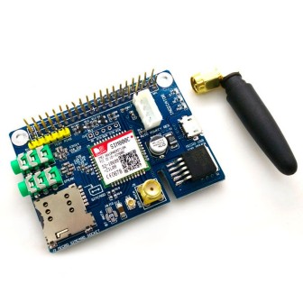 Плата расширения SIM800C GSM/GPRS для Raspberry Pi