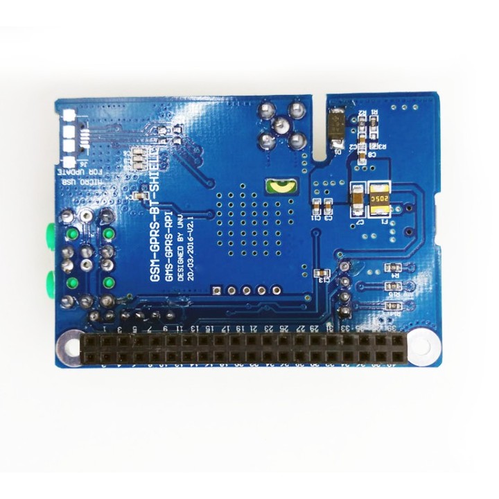 Плата расширения SIM800C GSM/GPRS для Raspberry Pi