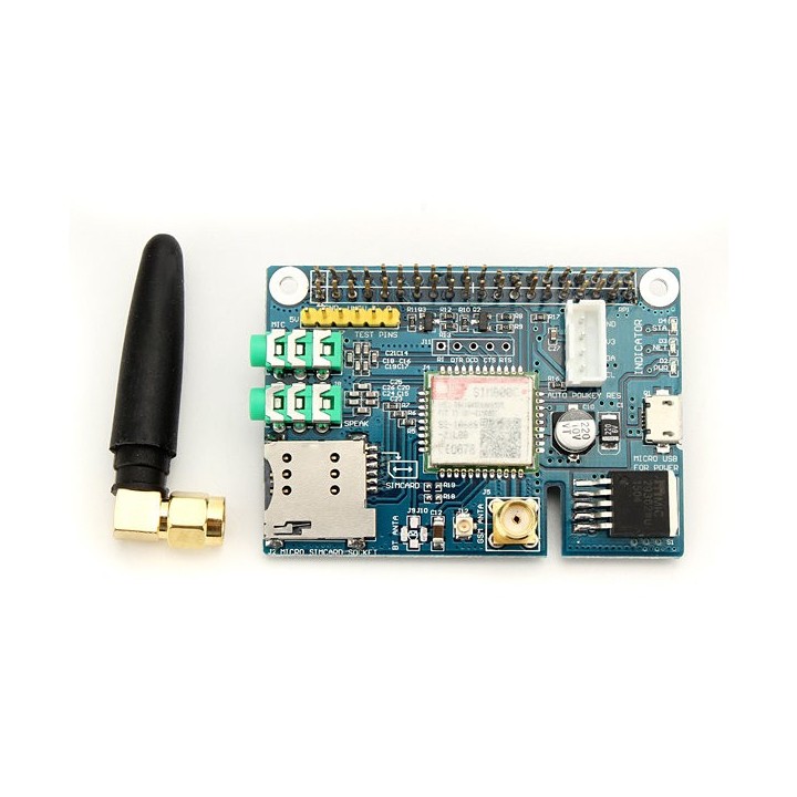 Плата расширения SIM800C GSM/GPRS для Raspberry Pi
