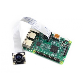 Широкоугольная (222°) камера для RPi от Waveshare