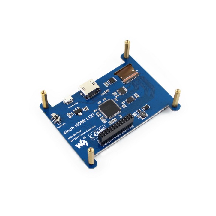 4" IPS дисплей сенсорный Waveshare для Raspberry Pi