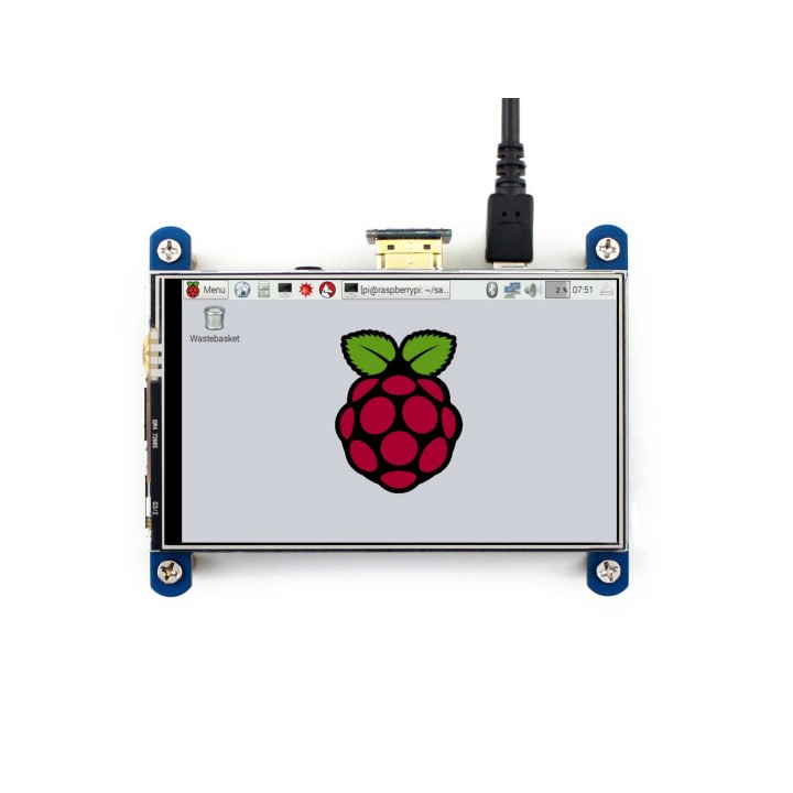 4" IPS дисплей сенсорный Waveshare для Raspberry Pi