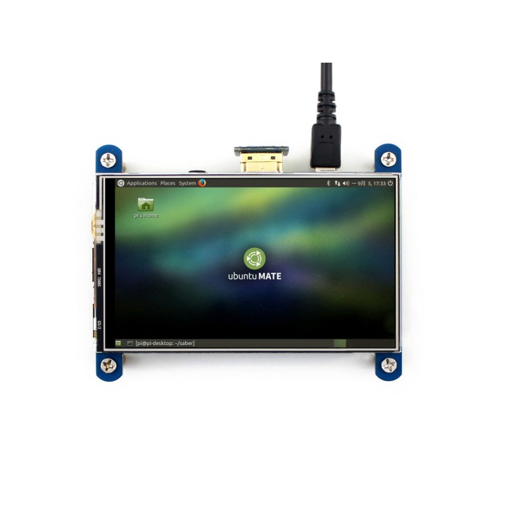4" IPS дисплей сенсорный Waveshare для Raspberry Pi