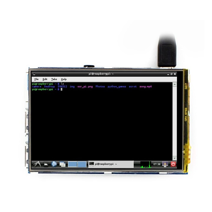 3.5" дисплей сенсорный Waveshare IPS для Raspberry Pi