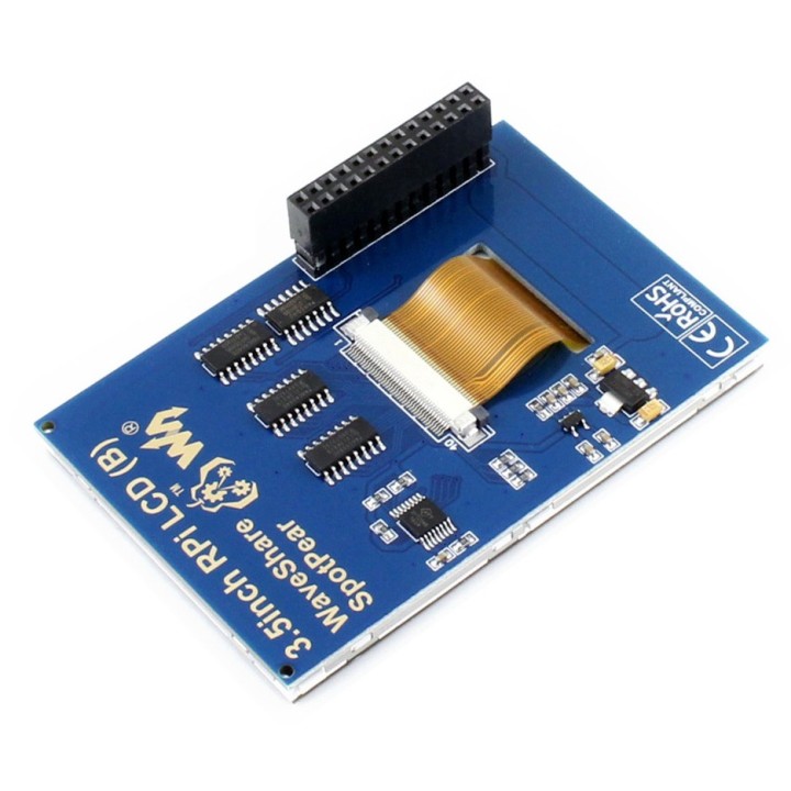 3.5" дисплей сенсорный Waveshare IPS для Raspberry Pi