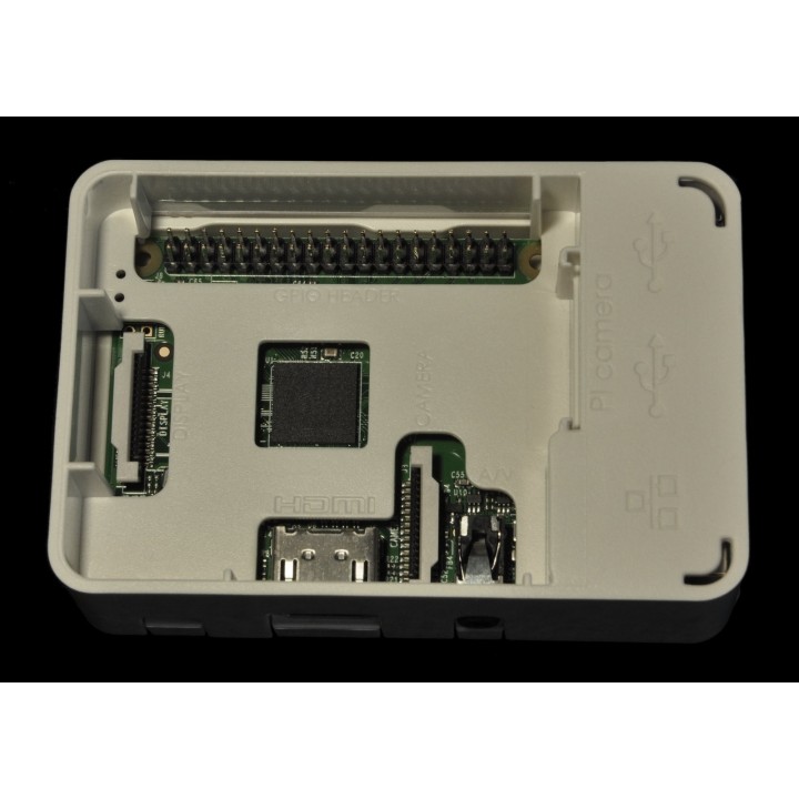 Корпус OneNineDesign для Raspberry Pi 3B/2B/B+ white