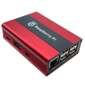 Металлический корпус Eleduino для Raspberry Pi wine red