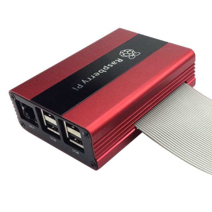 Металлический корпус Eleduino для Raspberry Pi wine red