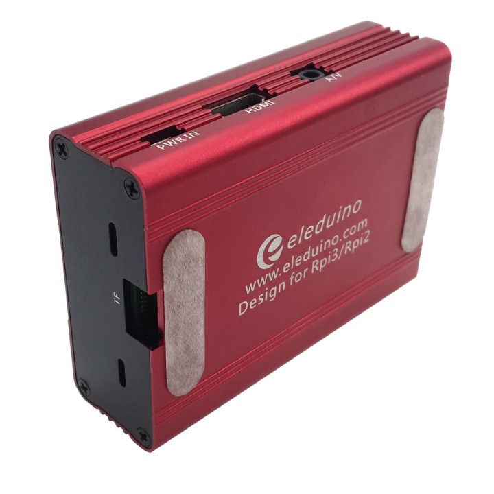 Металлический корпус Eleduino для Raspberry Pi wine red