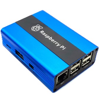 Металлический корпус Eleduino для Raspberry Pi blue