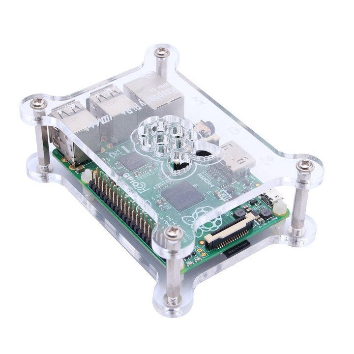 Акриловый корпус для Raspberry Pi со стойками