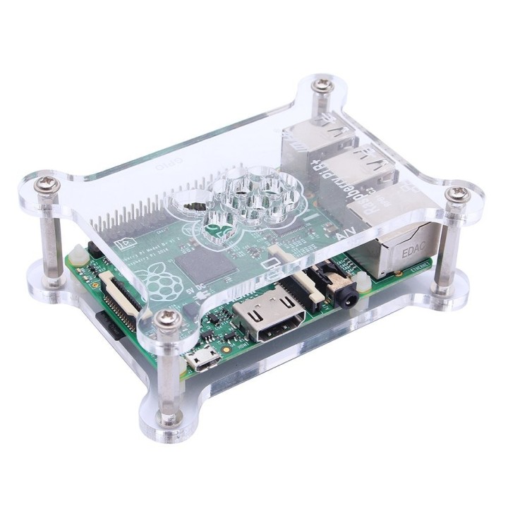 Акриловый корпус для Raspberry Pi со стойками