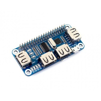 Плата расширения USB HUB HAT для Raspberry Pi