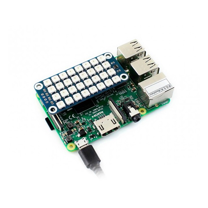 Плата расширения RGB LED HAT для Raspberry Pi