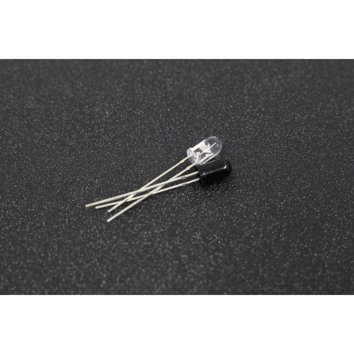 IR LED 5mm (излучатель + приемник)