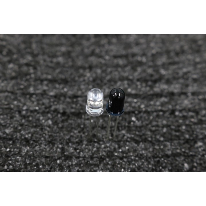 IR LED 5mm (излучатель + приемник)