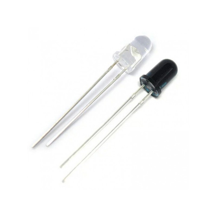 IR LED 5mm (излучатель + приемник)