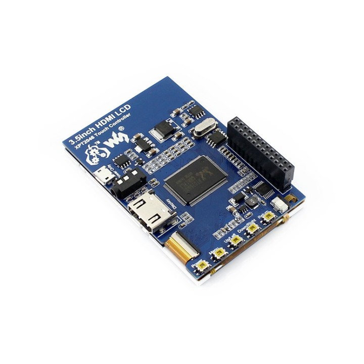 3.5" HDMI IPS дисплей сенсорный Waveshare для RPi