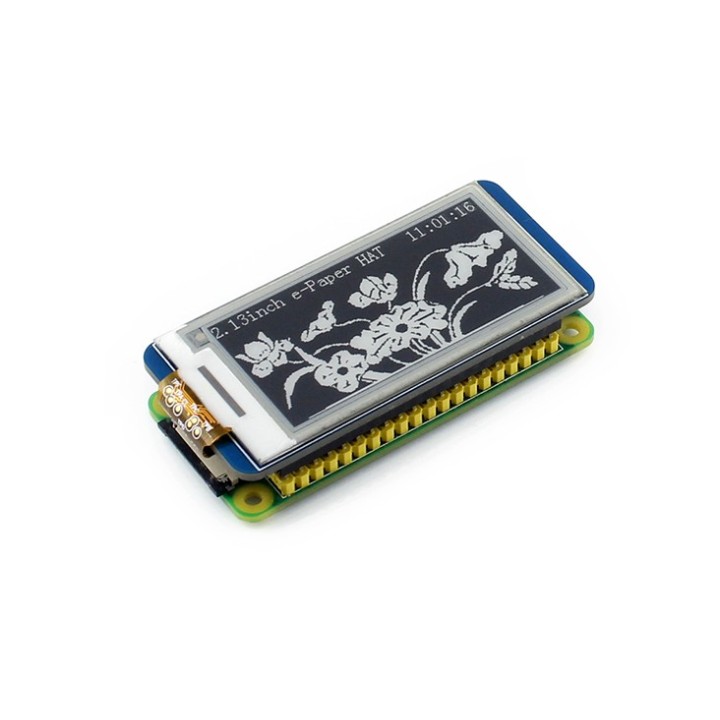 Дисплей E-Ink HAT 2.13" для Raspberry Pi