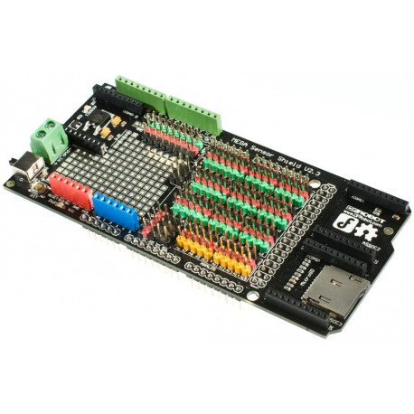 IO Sensor Shield For Arduino Mega, Due от DFRobot