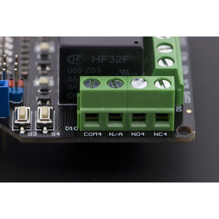 4х-канальный реле шилд для Arduino от DFRobot