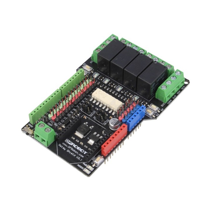 4х-канальный реле шилд для Arduino от DFRobot