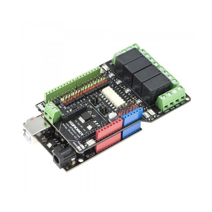 4х-канальный реле шилд для Arduino от DFRobot