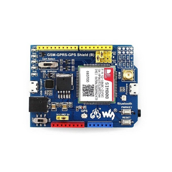 Плата расширения GSM/GPRS/GPS Shield Waveshare