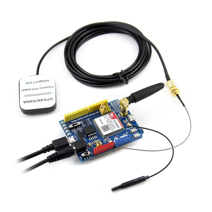 Плата расширения GSM/GPRS/GPS Shield Waveshare