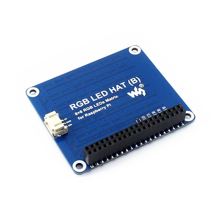 Плата расширения RGB LED HAT 8x8 для Raspberry Pi