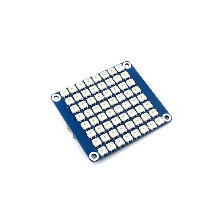 Плата расширения RGB LED HAT 8x8 для Raspberry Pi