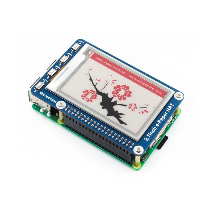 Дисплей E-Ink HAT 2.7" для Raspberry Pi