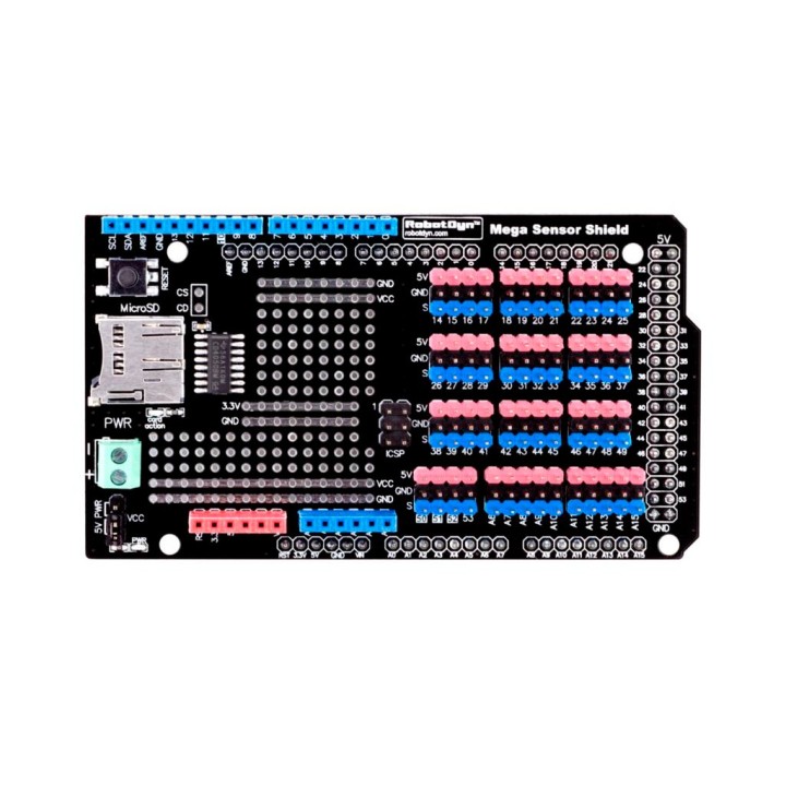 Sensor Shield Mega от RobotDyn