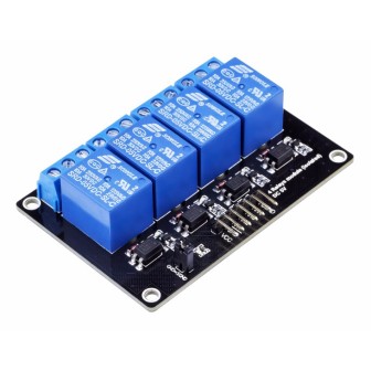 4-канальный модуль реле 5V RobotDyn