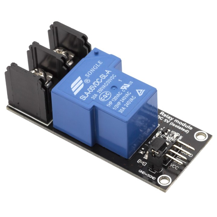 1-канальный модуль реле 5V 30A RobotDyn