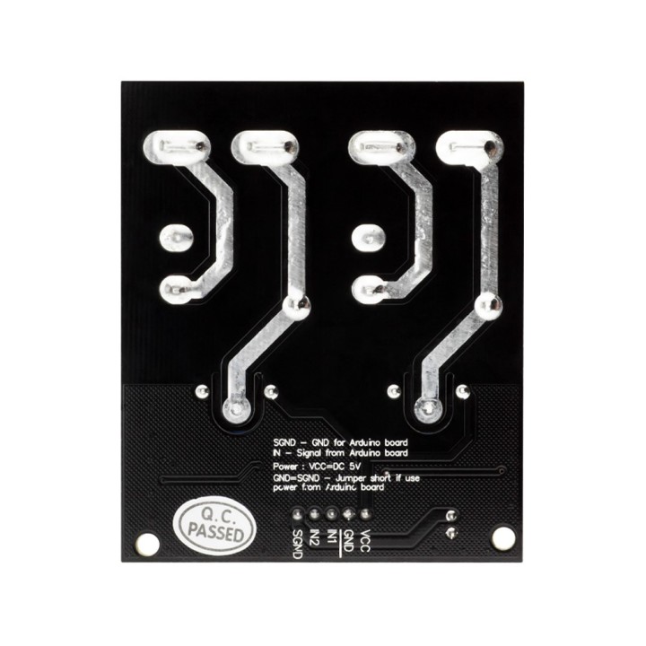 2-канальный модуль реле 5V 30A RobotDyn