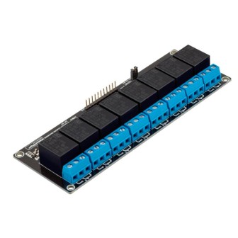 8-канальный модуль реле 5V RobotDyn