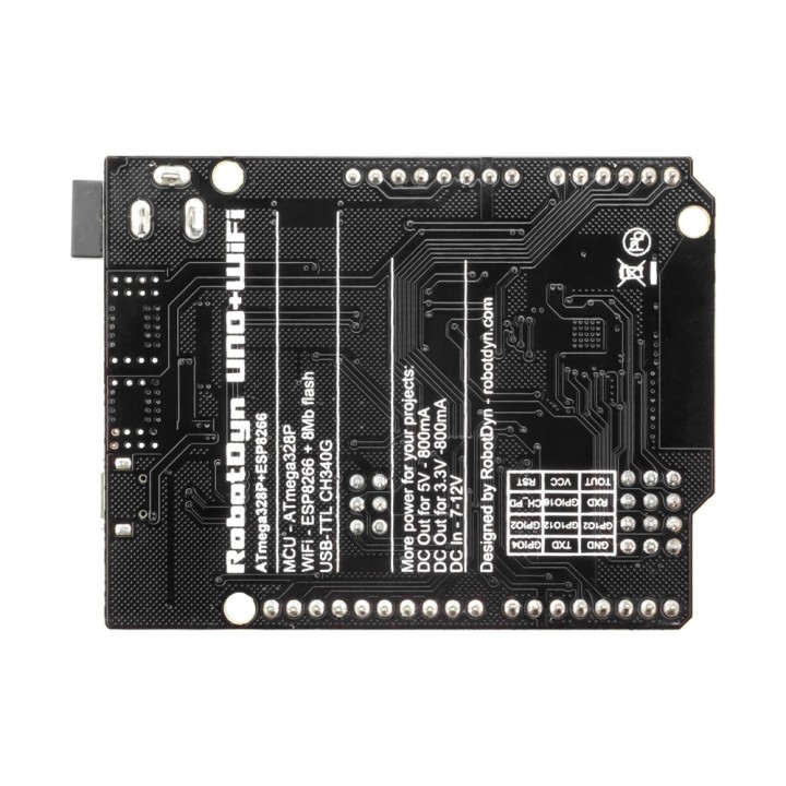 RobotDyn UNO R3 ATmega328P + Wi-Fi ESP8266, 8Mbit