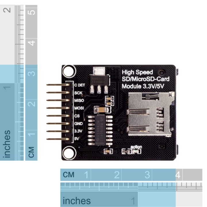 Модуль SD+MicroSD RobotDyn