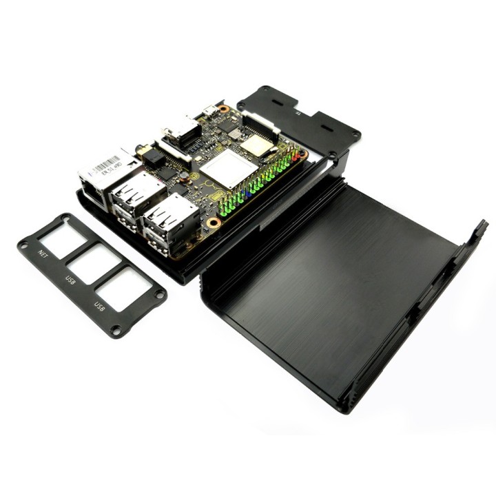 Металлический корпус Eleduino для Raspberry Pi wine red