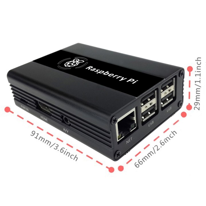 Алюминиевый корпус Eleduino для RPi с охлаждением