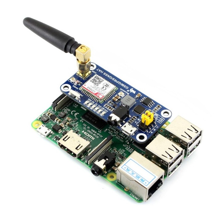 Плата расширения GSM/GPRS/GNSS/Bluetooth для RPi